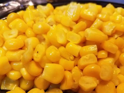 Close up of sweet yellow corn Stock Photos