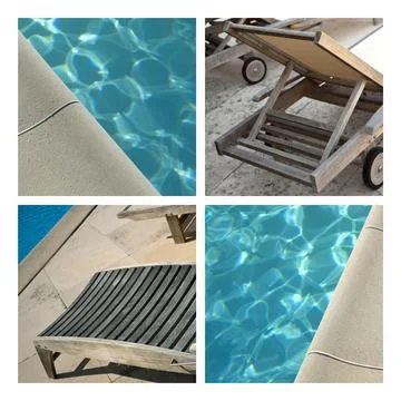 Close up of swimming pool Stock Photos