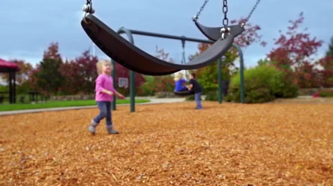 Close up of swing Stock Footage 56693028