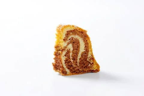 Close-up of swirled bread or pastry slice Stock Photos
