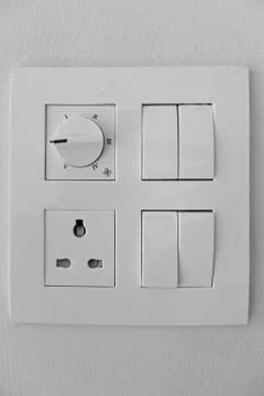 Close-up of a switchboard Stock Photos