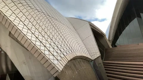 Close up of Sydney Opera House Stock Footage 151801116