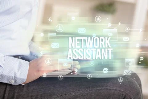 Close-up of a tablet searching modern technology concept Stock Photos