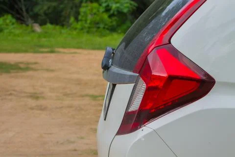 Close up Taillight of car 스톡 사진