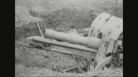 Close-up of tank on ground Stock Footage 43318664