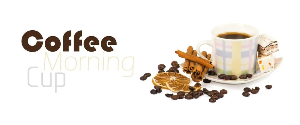 Close up Tasty Coffee Stock Illustration