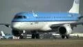 Close up of taxiing KLM plane HD Footage