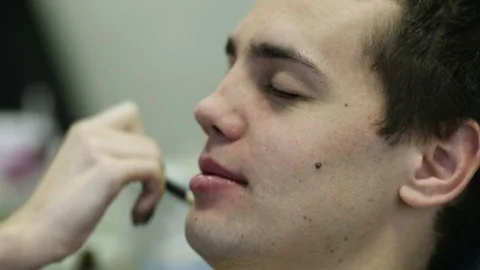 Close-up of a teeth treatment at the dentistry Stock Footage 70287011