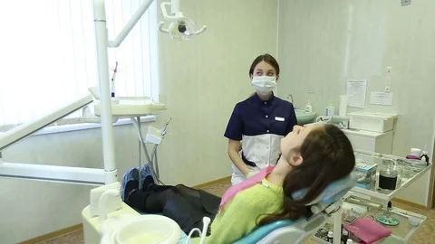 Close-up of a teeth treatment at the dentistry Video stock 70792410