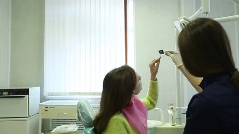 Close-up of a teeth treatment at the dentistry Video stock 70794065