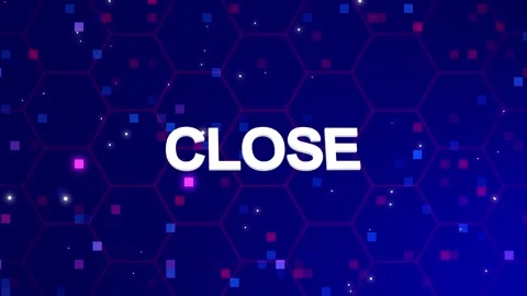 Close text animation with background Stock Footage 260209691