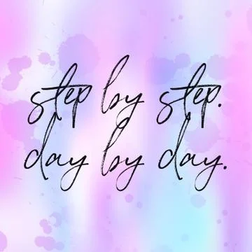 A close up of text of Quote on Abstract background Stock Illustration