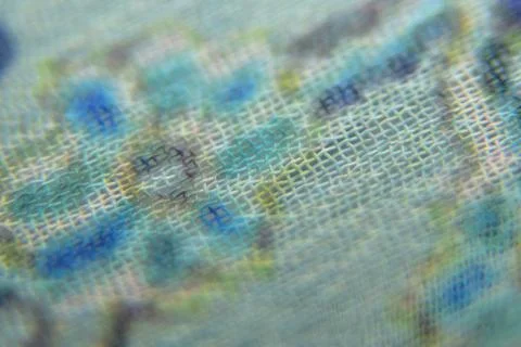 Close up of a textile clothing abstract macro photography Stock Photos