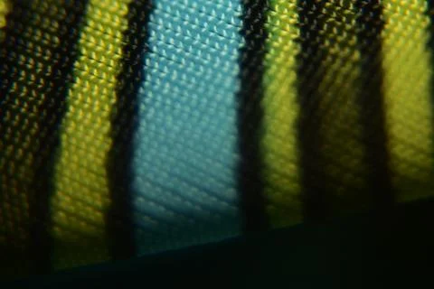 Close up of textile material abstract background macro photography Stock Photos