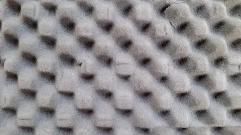Close-Up Texture of Acoustic Foam Panel Foto stock