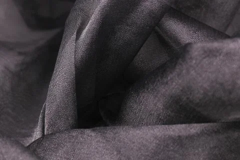 Close up Texture and Pattern of Grey Satin Stock Photos