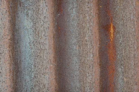 Close up Texture and Pattern on the surface of rustic gulvanized steel sheet Stock Photos