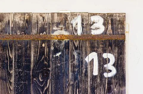 Close up on the texture of beach cabins' doors on the Adriatic coast in Pesaro, Stock Photos