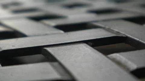Close-up texture of black iron table as background Stock Photos
