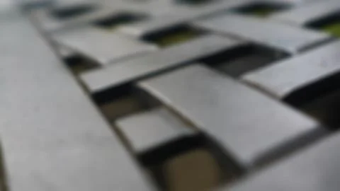 Close-up texture of black iron table as background Stock-Fotos