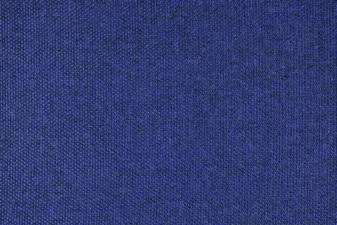 Close up texture of blue coarse weave upholstery fabric. Decorative textile b Foto stock