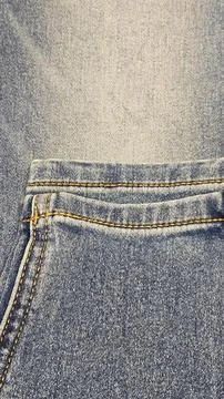 Close-up texture of blue stonewashed jeans Stock-Fotos