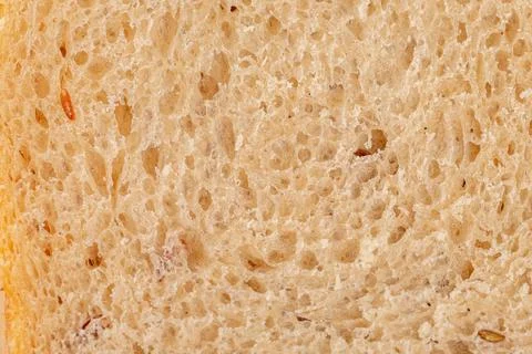 Close-up, texture of buckwheat bread Stock Photos