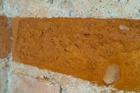Close-up of the texture of the building or structure, background. Fotos de archivo