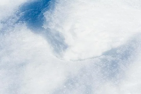 A close-up texture of falling snow, each flake distinct and beautiful. Abstra Stock Photos