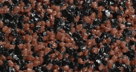 Close-up texture of fine marble chips. Stock Footage 166887518