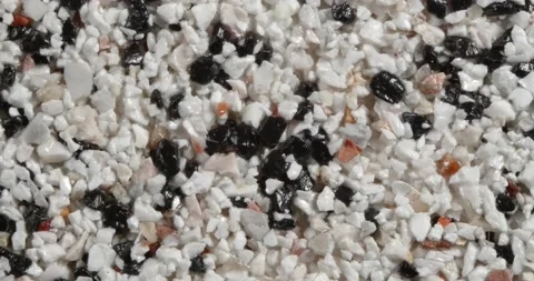 Close-up texture of fine marble chips. Stockbeeldmateriaal 167254273