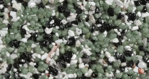 Close-up texture of fine marble chips. Видео 167254477