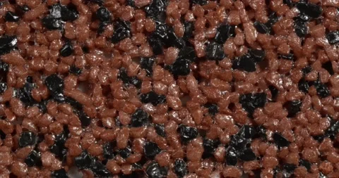 Close-up texture of fine marble chips. Vidéo 167254880