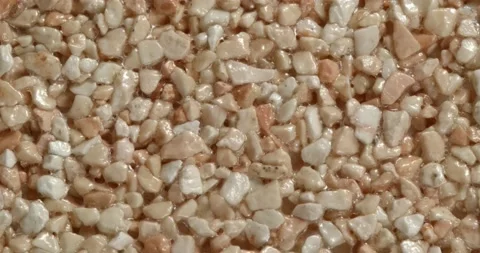 Close-up texture of fine marble chips. 動画素材 167255026