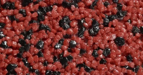 Close-up texture of fine marble chips. Видео 167584120