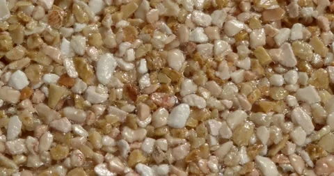 Close-up texture of fine marble chips. 스톡 동영상 167880714