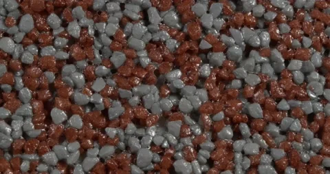 Close-up texture of fine marble chips. Brown and blue color. Stockbeeldmateriaal 168662284