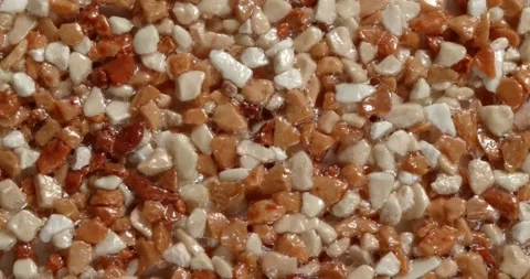 Close-up texture of fine marble chips. Stockbeeldmateriaal 169062093