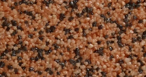 Close-up texture of fine marble chips. Small fraction. Видео 169062130
