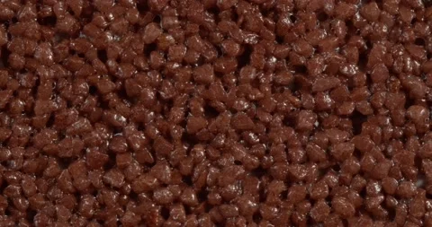 Close-up texture of fine marble chips. Brown color. Stock Footage 169263187