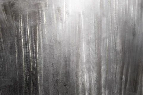Close-up texture of flat steel surface manually cleaned with a flap wheel angle Stock Photos