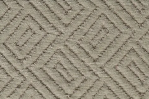 Close-up texture of gray geometric patterned woven fabric or carpet Stock Photos