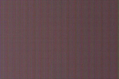 Close-up texture of ips - in-plane switching type screen with rgb pixel Foto stock