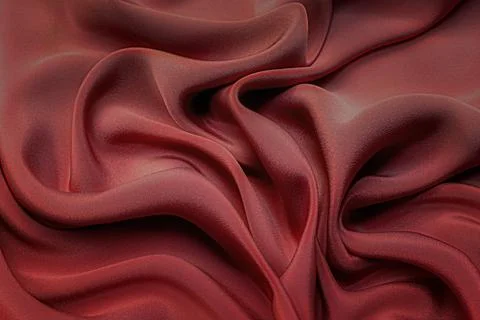 Close-up texture of natural red or crimson or pink  fabric. Fabric texture of Foto stock