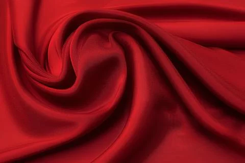 Close-up texture of natural red or pink or fuchsia fabric or cloth in same co Foto stock