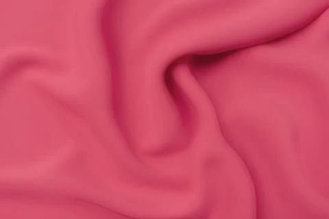 Close-up texture of natural red or pink fabric or cloth in same color. Fabric Foto stock