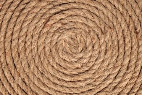Close-up of texture of natural rope pattern for background. Stock-Fotos