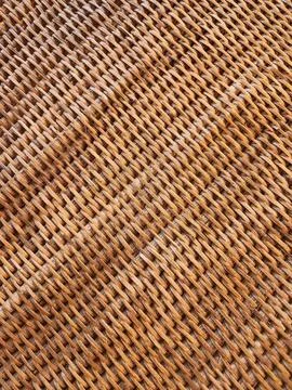 Close-up texture of a natural wicker surface Stock Photos