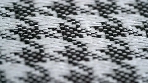 Close-up texture of notebook cover or tablecloth on the table Stock Footage 182438048