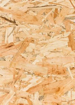 Close up texture of oriented strand board (OSB) Stock Photos